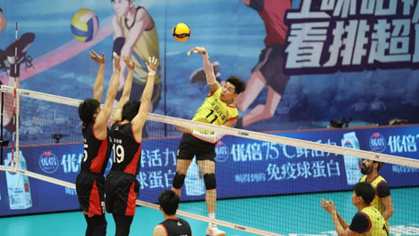 十战全胜！我们是冠军！ 尊龙凯时男排勇夺2020-2021赛季中国男排超级联赛冠军