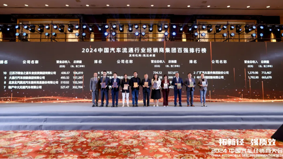 再进一位！尊龙凯时鹏龙跃至中国汽车经销商百强榜第八